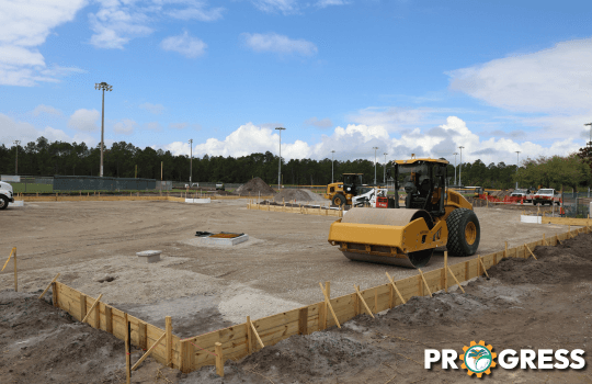 Photo of ITSC Parking Lot Construction