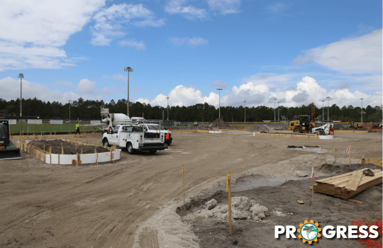 Photo of ITSC Parking Lot Construction