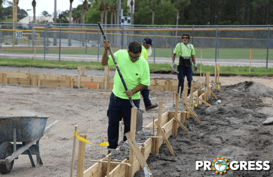 Photo of ITSC Parking Lot Construction