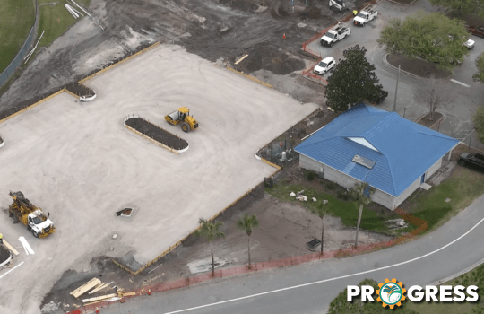 Photo of ITSC Parking Lot Construction