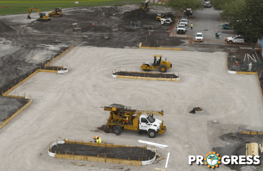 Photo of ITSC Parking Lot Construction