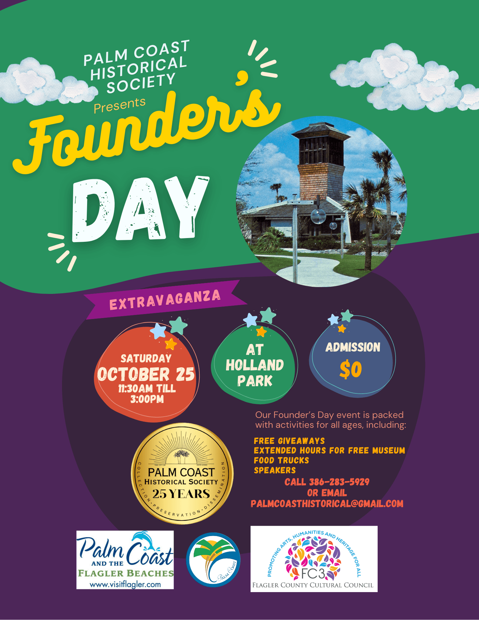 2025 Founder's Day Flyer