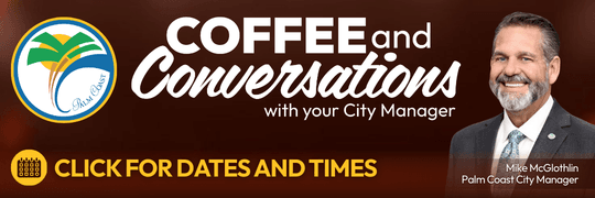 Graphic for Coffee and Conversations with your City Manager