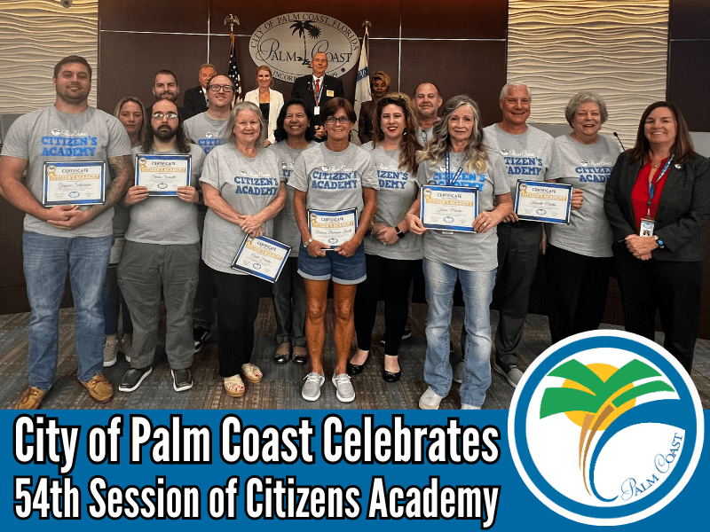 54th palm coast citizens academy graduating class 