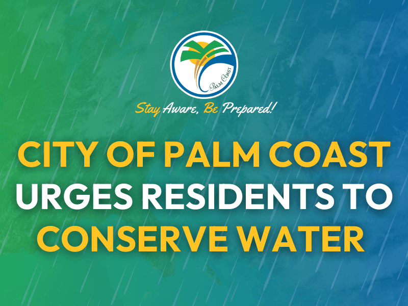 City of Palm Coast Urges Residents to Conserve Water as Hurricane Milton Brings Heavy Rainfall