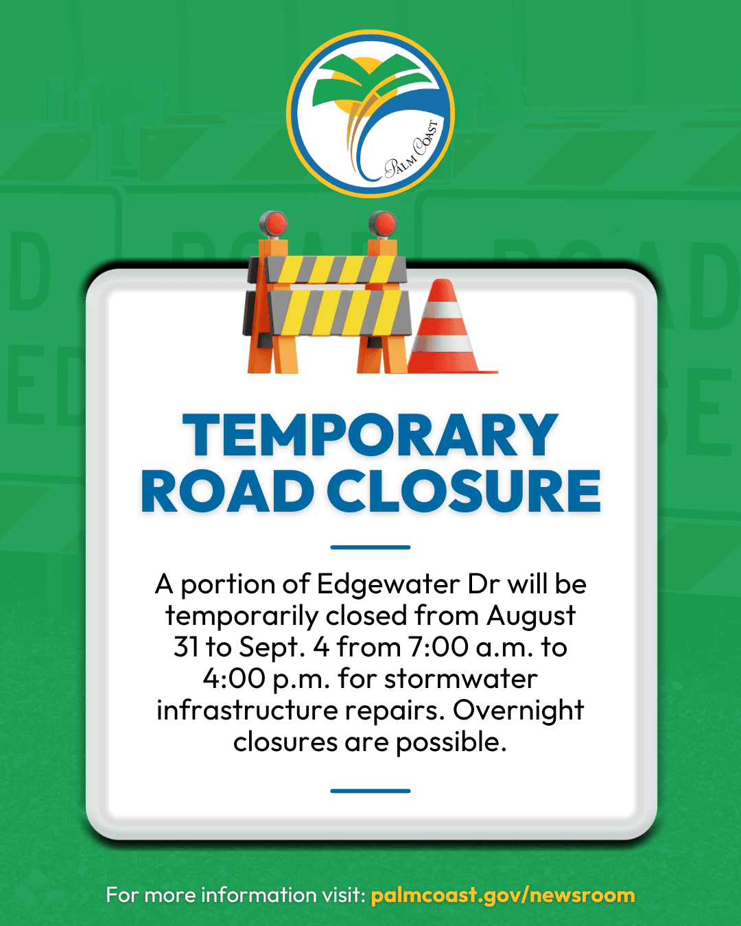Edgewater Dr Road Closure Notice.png