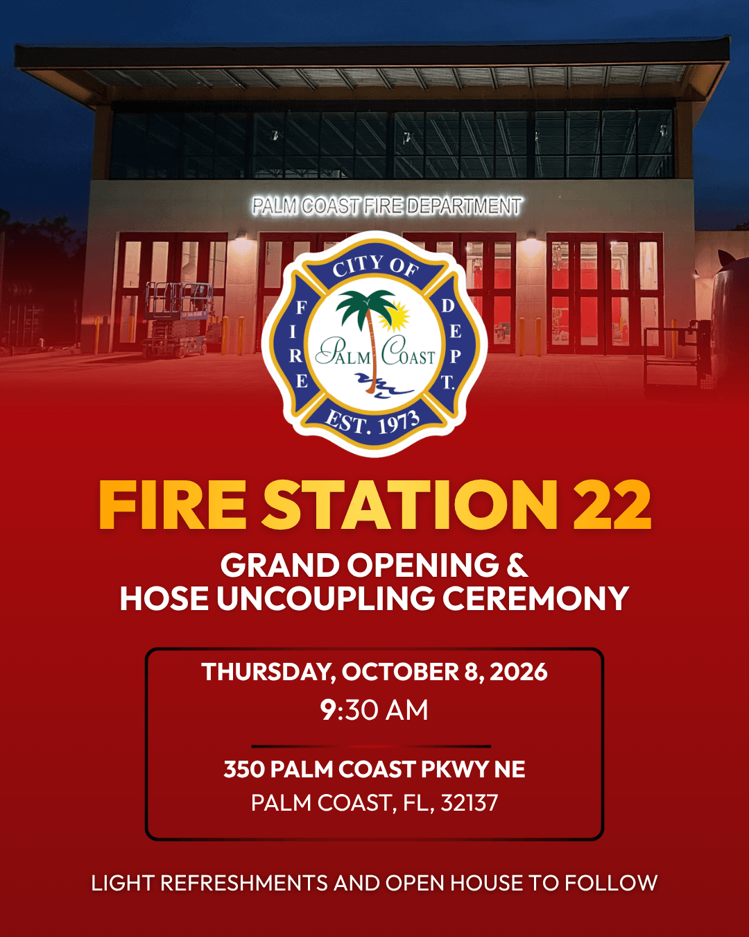 Fire Station 22 Grand Opening