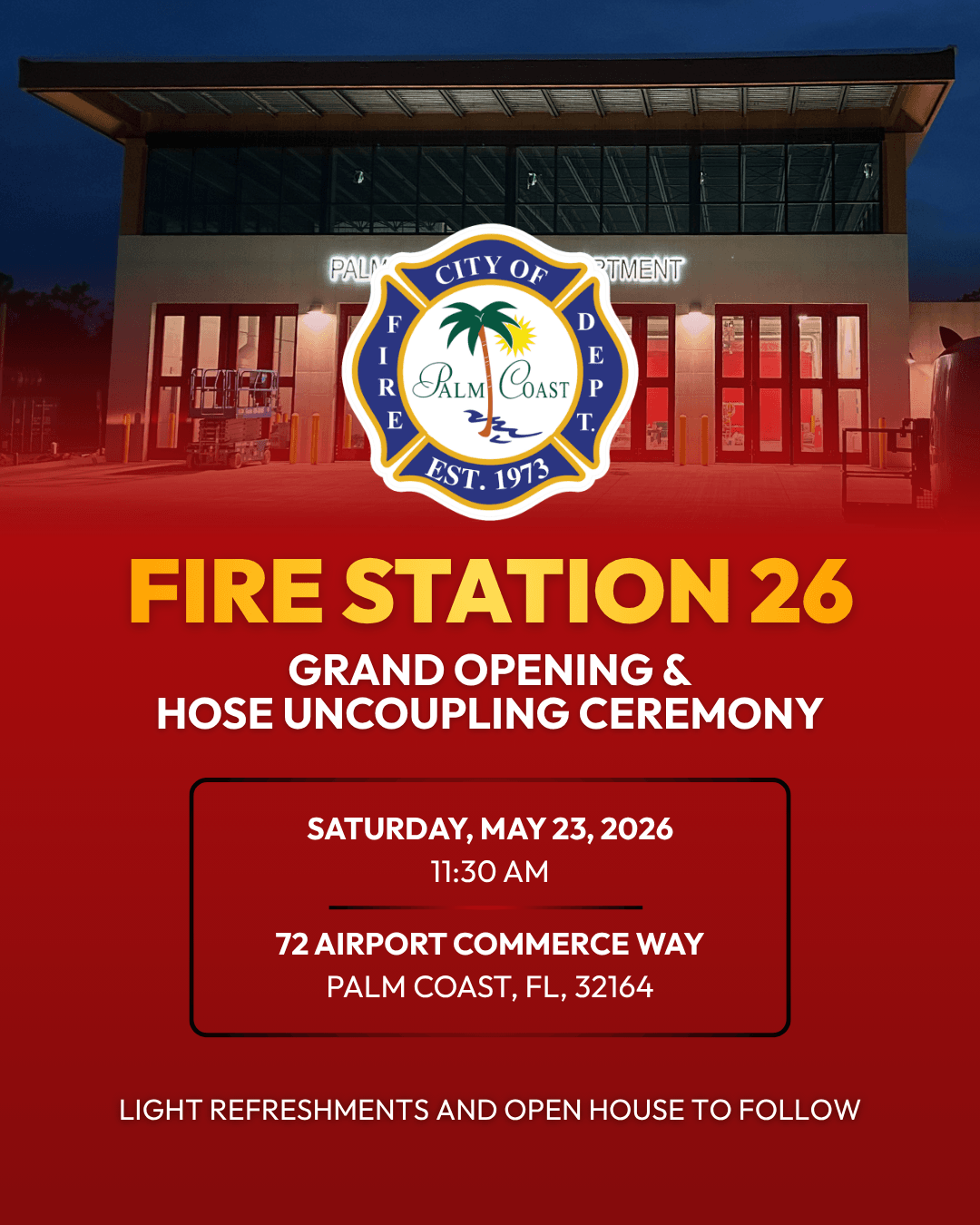 Fire Station 26 Grand Opening