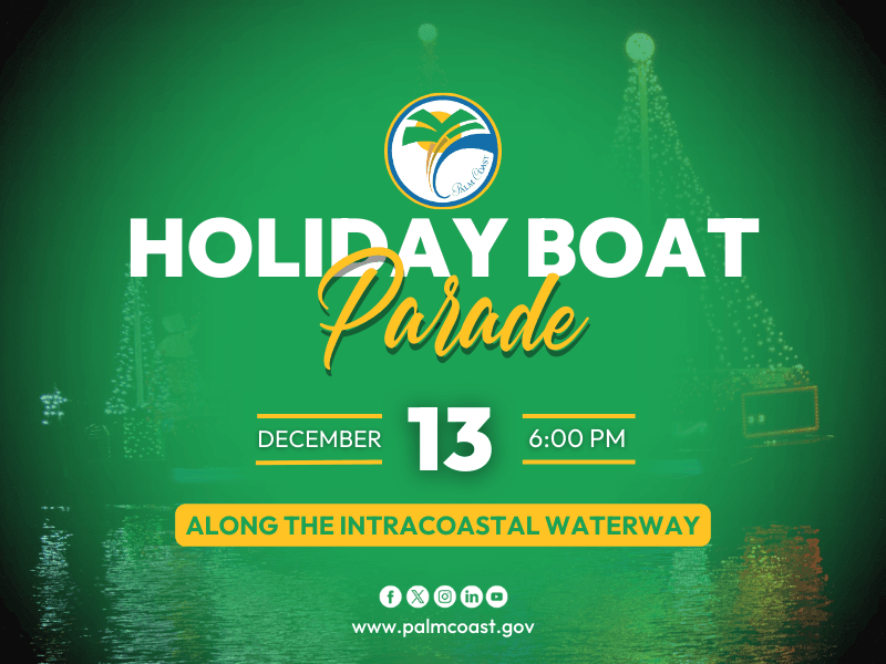 Holiday Boat Parade Dec. 13 at 6PM