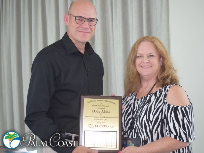 City of Palm Coast’s Information Technology Director Doug Akins 