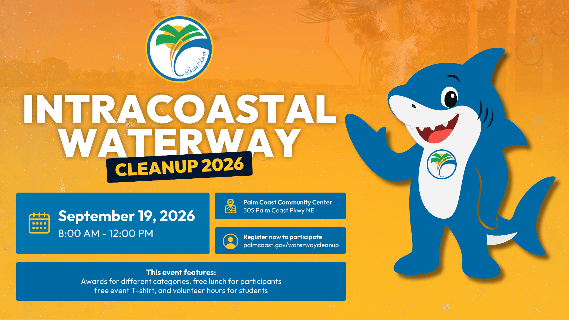 Graphic for 19th Annual Intracoastal Waterway Cleanup