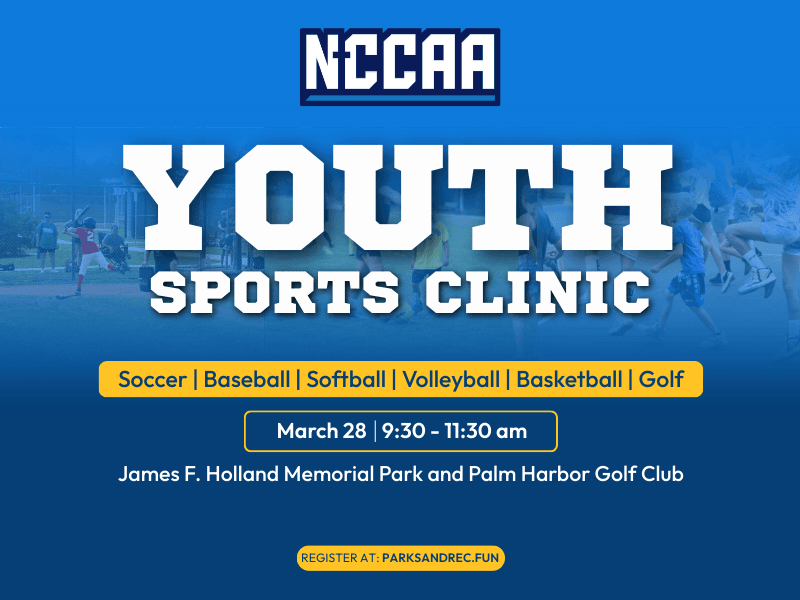 NCCAA Youth Sports Clinic Returns to Palm Coast on March 28, 2026