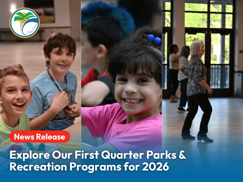 Images from robotics kids camp, line dancing and parent's night out