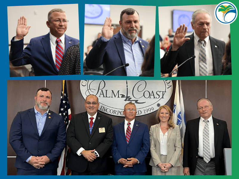Newly seated City Council for 2024
