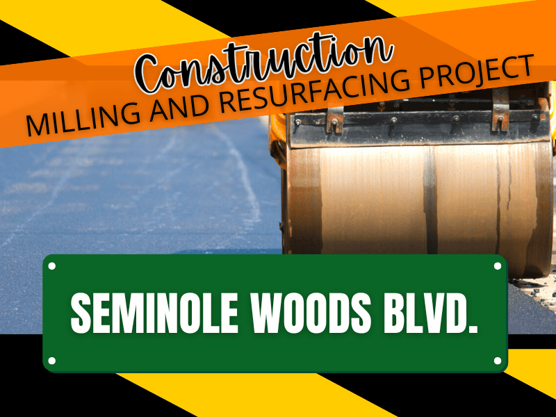 Seminole Woods Boulevard Milling and Resurfacing Project Palm Coast