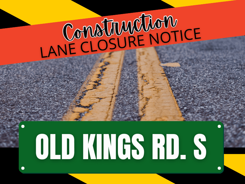 Swale Work Scheduled on Old Kings Road South Palm Coast Connect