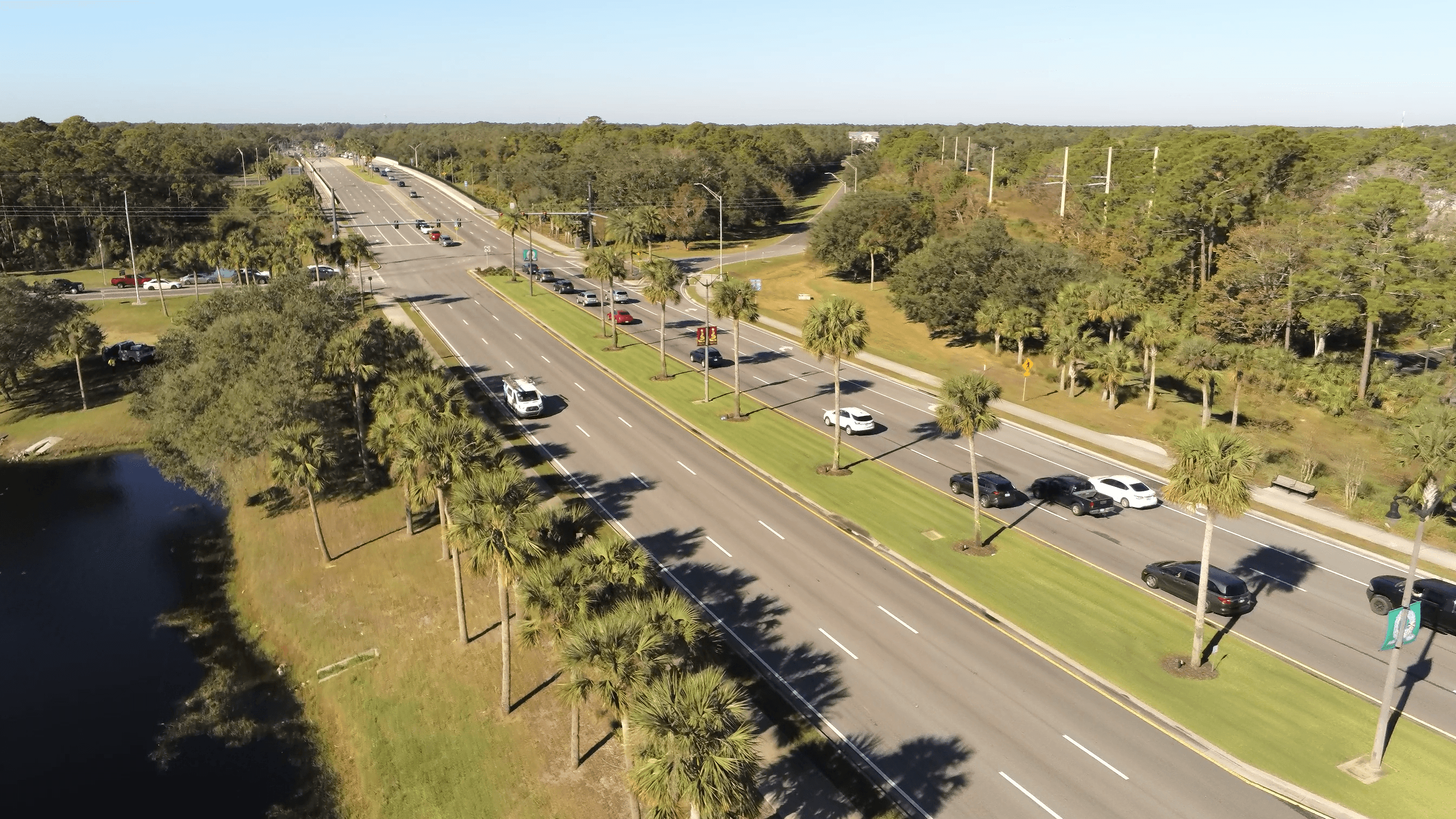 Drone Photo of Palm Coast Parkway