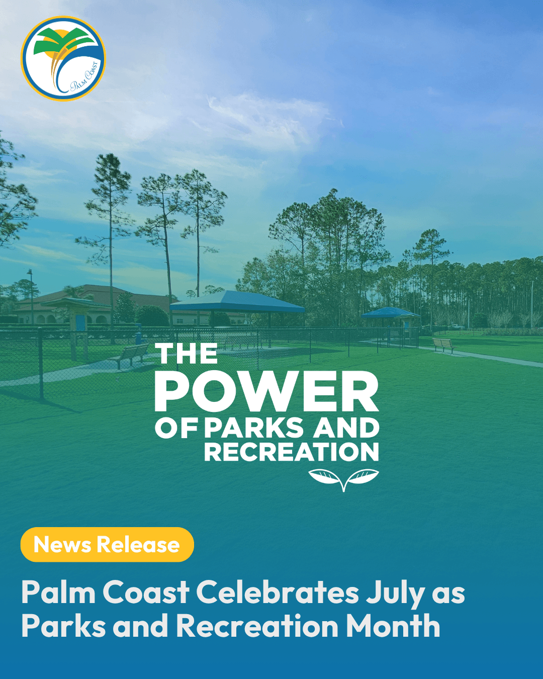Parks and rec month news release