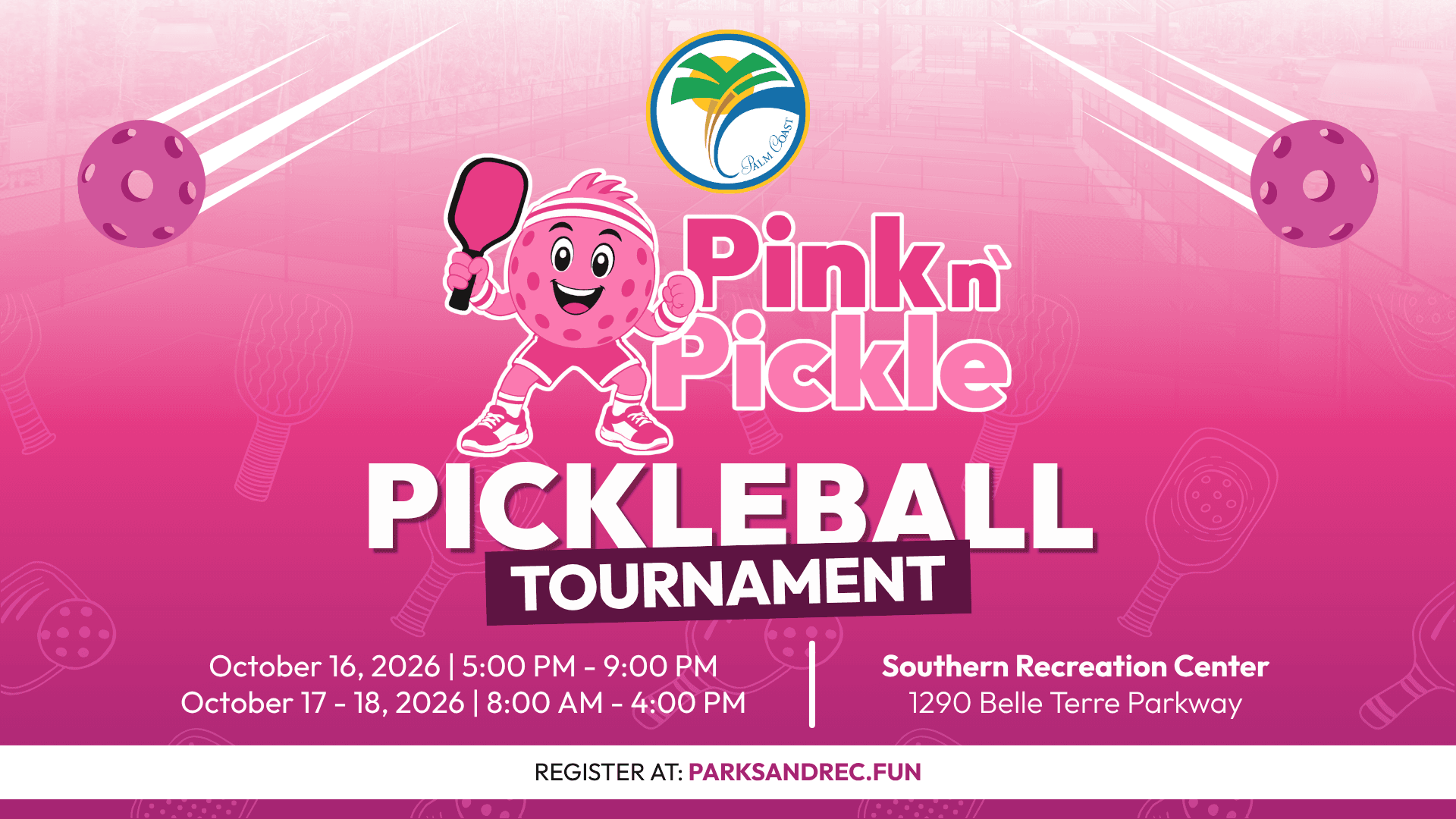 Pink n' Pickle SM COVER with event details