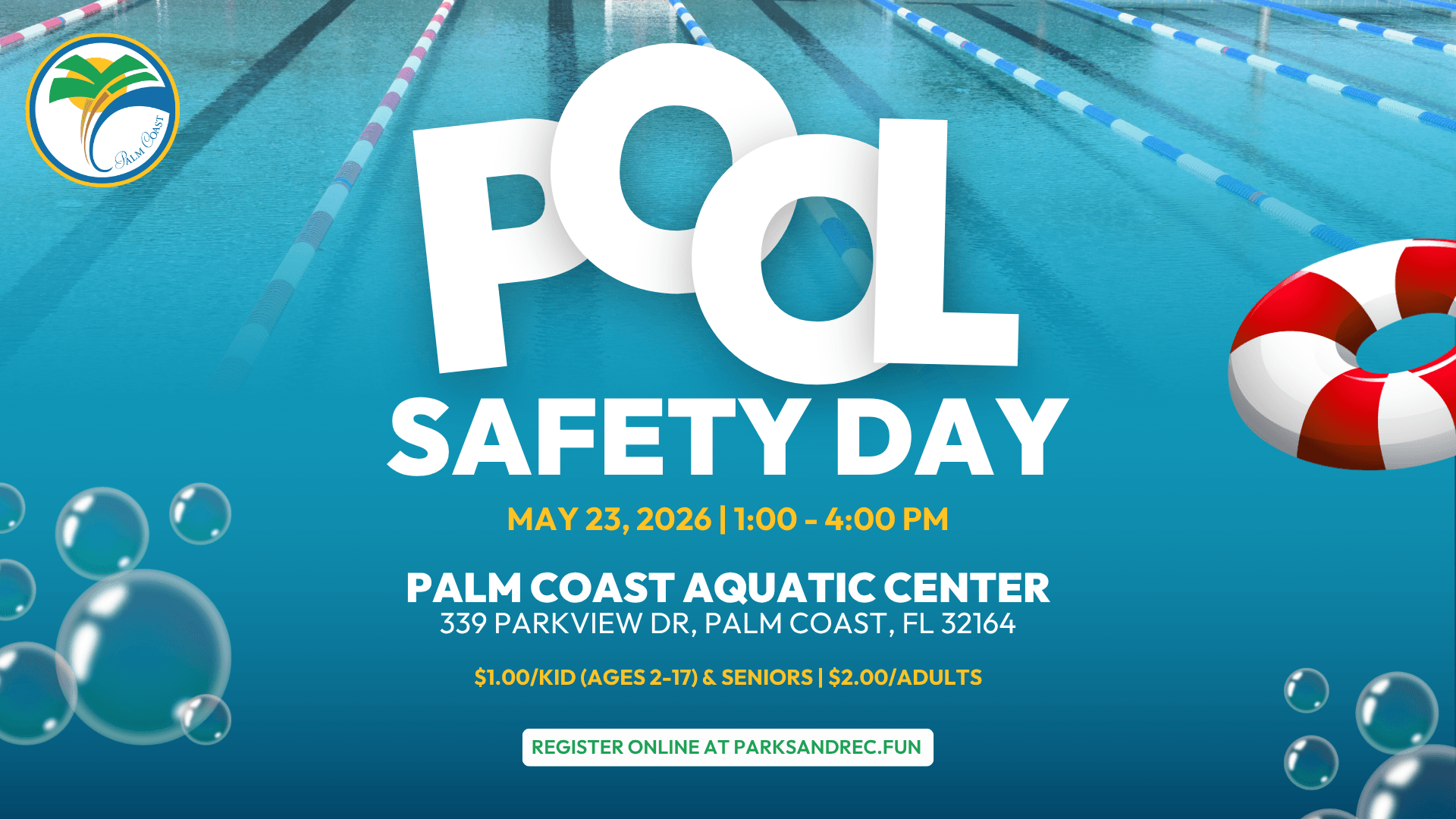 Graphic for Pool Safety Day