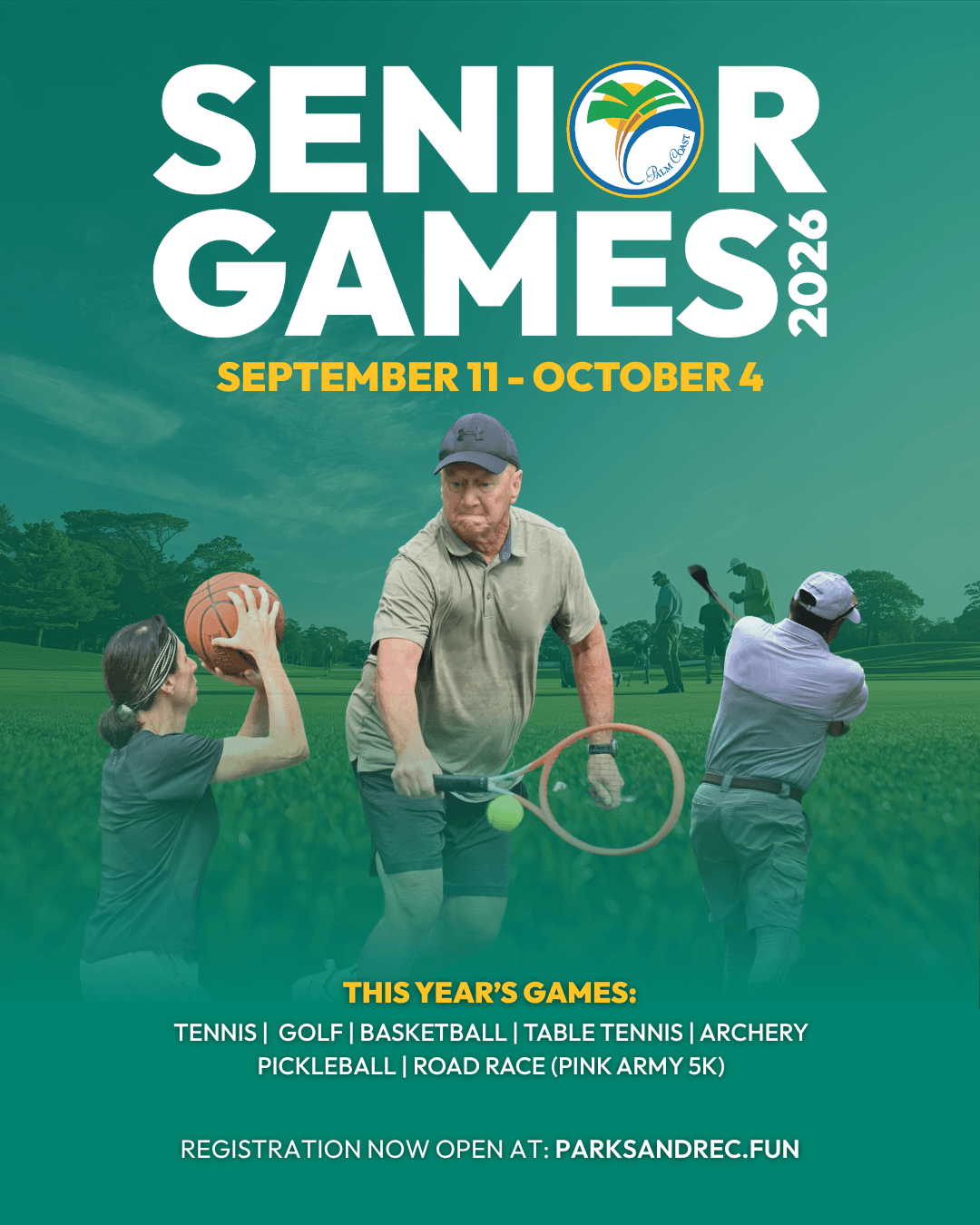 Senior games event image with details 