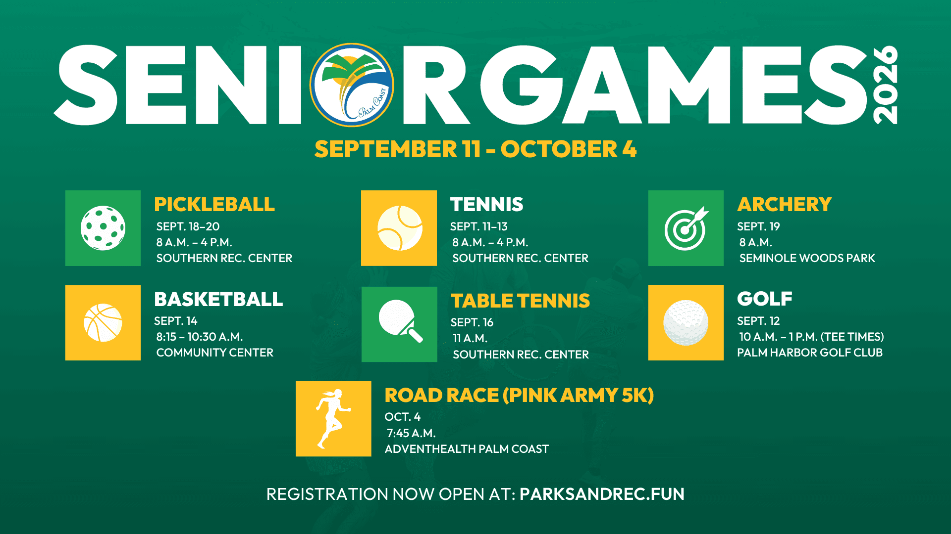 Senior games event image with details 