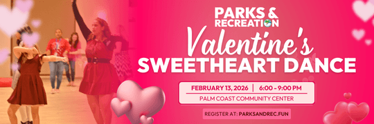 Valentine's sweetheart dance flyer with a phot of girls dancing from last year