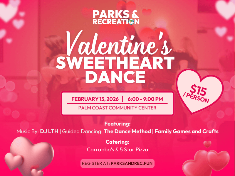 Valentine's Sweetheart Dance Flyer 