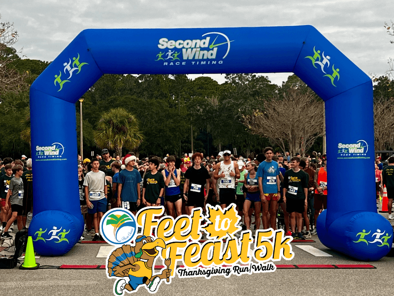 Feet to Feast 5K Run/Walk Starting Lineup