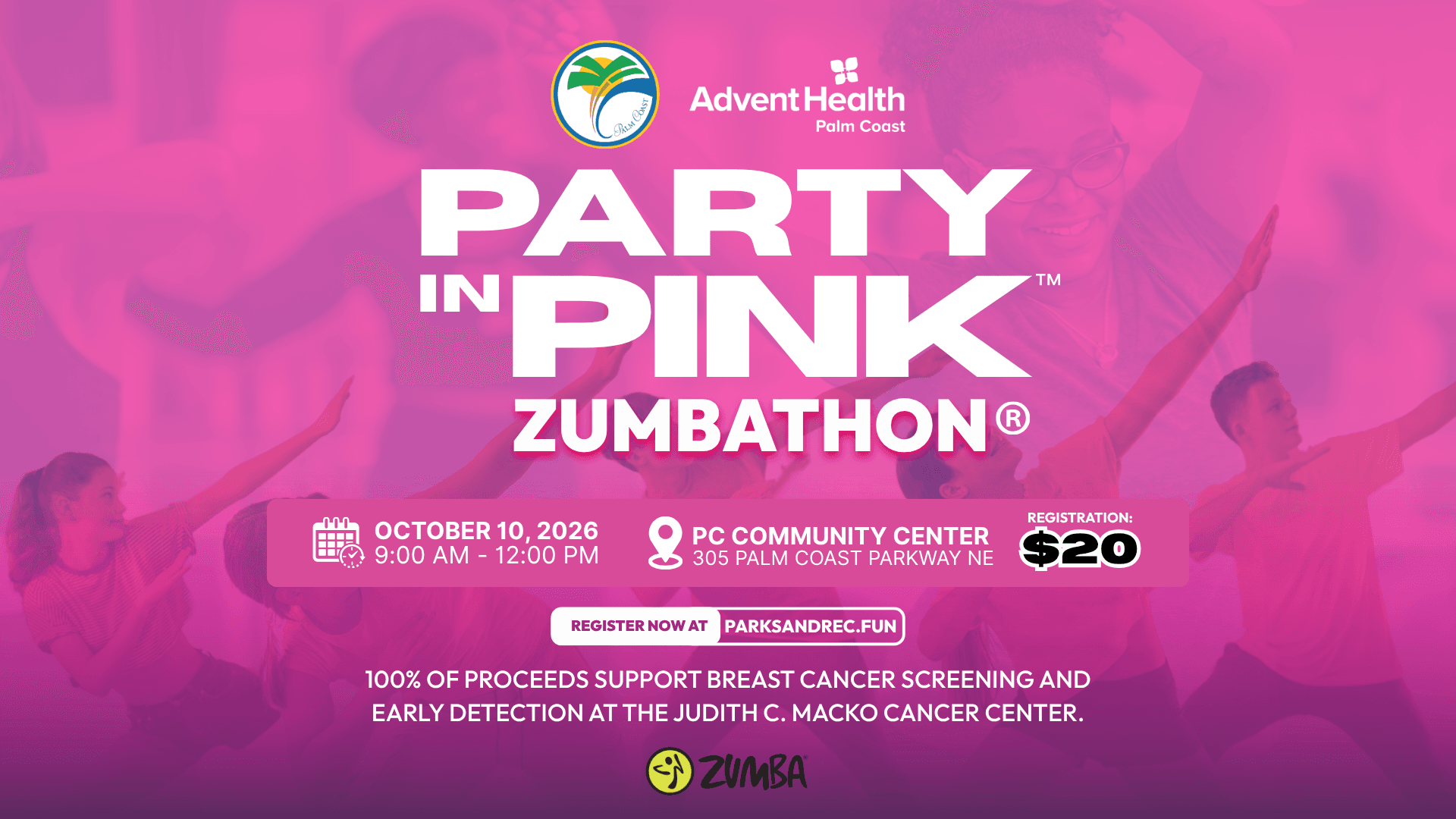 Graphic for Party in Pink™ Zumbathon®