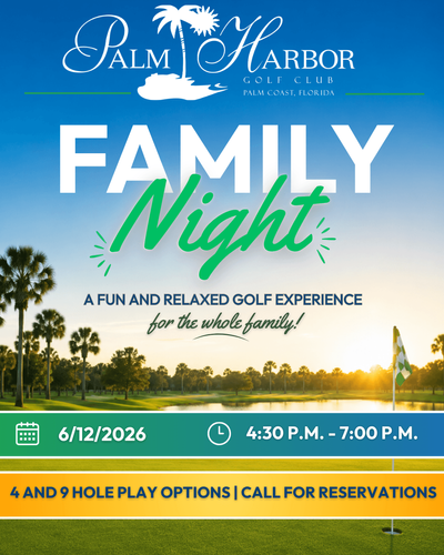 City of Palm Coast Invites Residents to First-Ever Family Night at Palm Harbor Golf Club