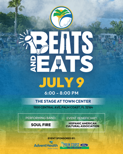 Palm Coast Reschedules Inaugural Beats & Eats Event for July 9
