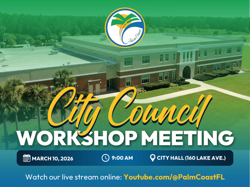 City Council Workshop Meeting on Tuesday, March 10, 2026, at 9:00 a.m.
