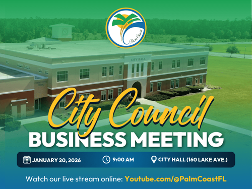 City Council Business Meeting on January 20, 2026, at 9:00 a.m.