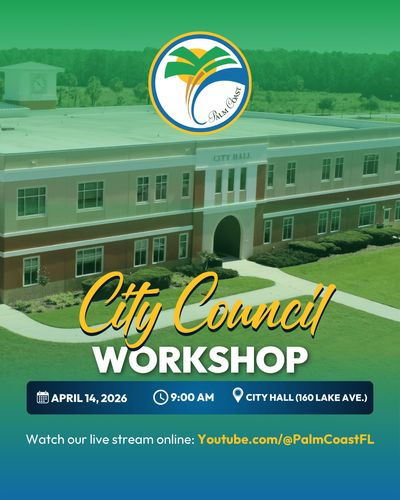 City Council Workshop Meeting on April 14, 2026, at 9:00 a.m.
