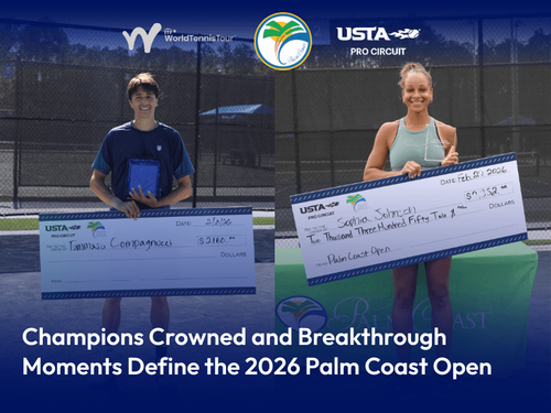 M15 winner & W15 winners posing with their trophies and checks