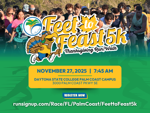 Feet to Feast Thanksgiving Day 5K Event Flyer