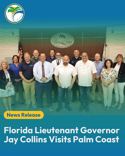 Florida Lieutenant Governor Jay Collins Visits Palm Coast