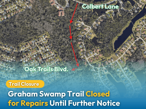 Graham Swamp Trail Closed for Repairs Until Further Notice