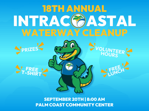 Graphic with all event information featuring Gus the Alligator.