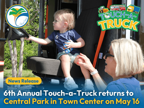 Photo of attendees at the 2025 Touch-a-Truck event