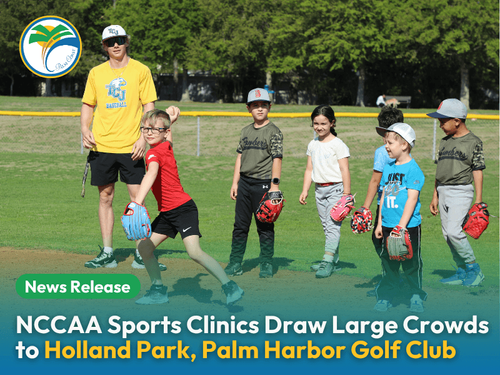 NCCAA Sports Clinics Draw Large Crowds to Holland Park,  Palm Harbor Golf Club
