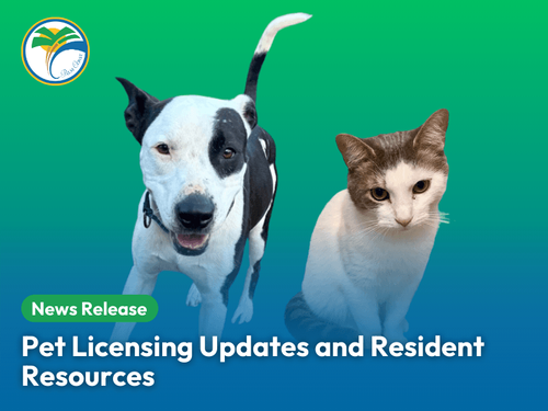 Pet Licensing Updates and Resident Resources