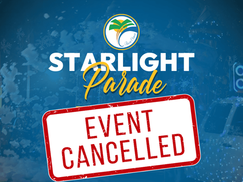 STARLIGHT PARADE CANCELED