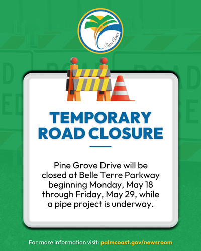 Decorative Design with Road Closure Information