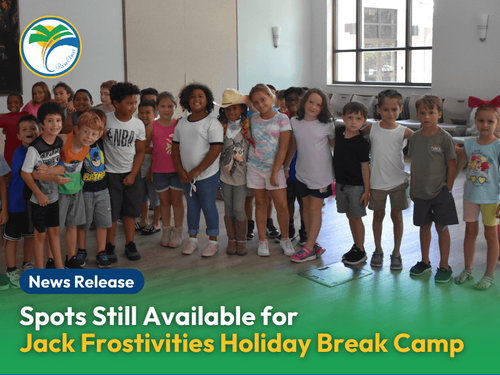 Spots Still Available for Jack Frostivities Holiday Break Camp