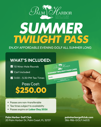 Palm Harbor Golf Club Launches Summer Twilight Pass for 2026 Season