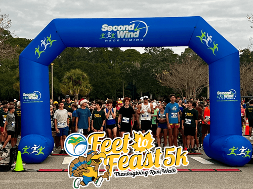 Feet to Feast 5K Run/Walk Starting Lineup